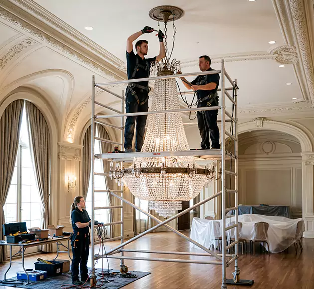 Professional Chandelier Installation: Your Local Fixture Team in Franklin, TN